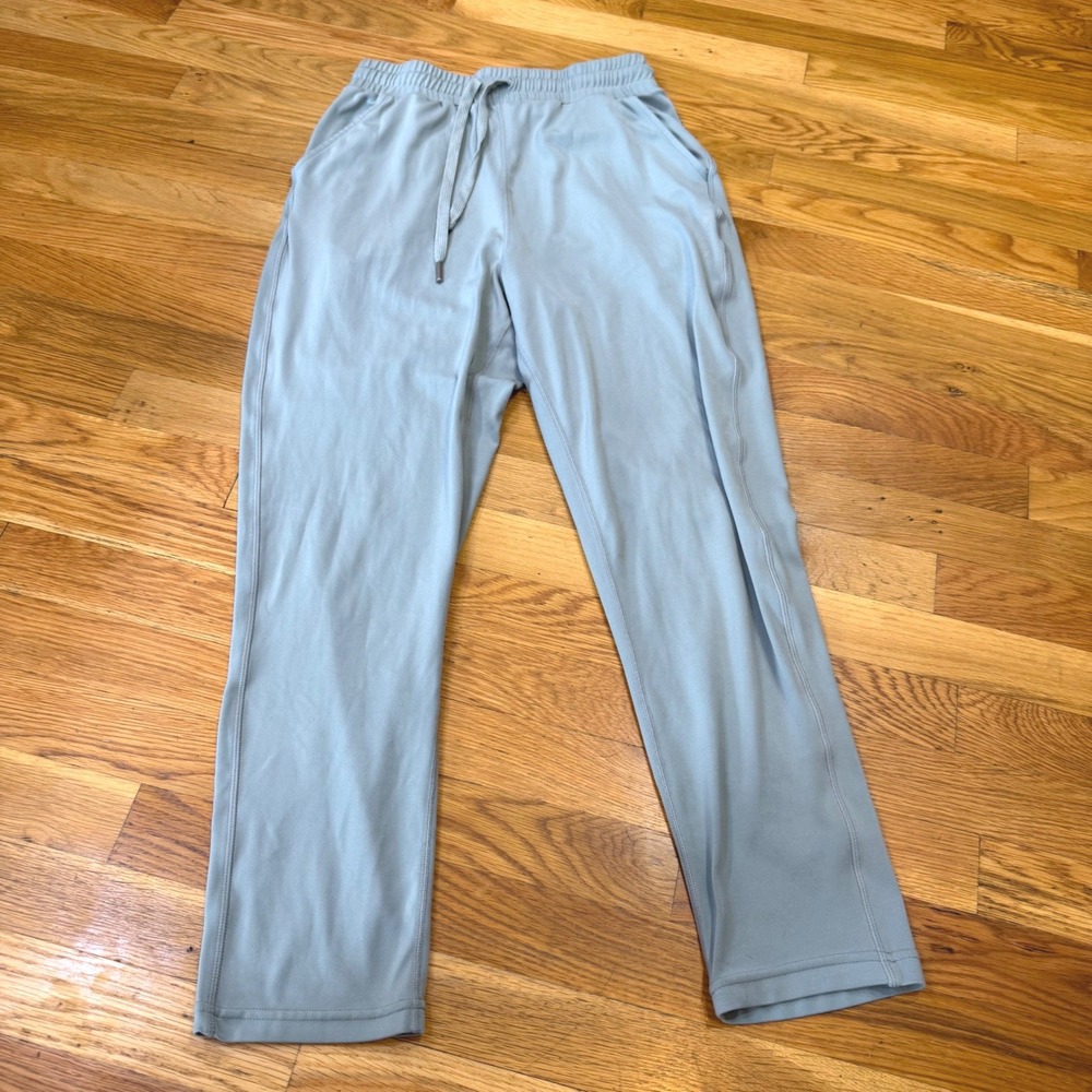 Paragon Fitwear Blue Grey Straight Leg Joggers Drawstring Activewear Pants Mens